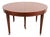 Baker Furniture Style Federal Inlaid Mahogany Extension Dining Table With Six Leaves, Newly Refinished For Sale