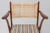 Brown A. J. Groot Landeweer Stoelenfabriek Eib Ergen Netherlands Dutch Cane Scandinavian Danish Chair Mid Century For Sale - Image 8 of 13