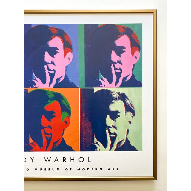 Andy Warhol Foundation Lithograph Print Framed Pop Art