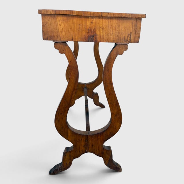 19th Century Walnut Side Table / Ladies Desk For Sale - Image 4 of 7