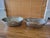 Mid-Century Modern Vintage Woven Metal Basket For Sale - Image 3 of 12