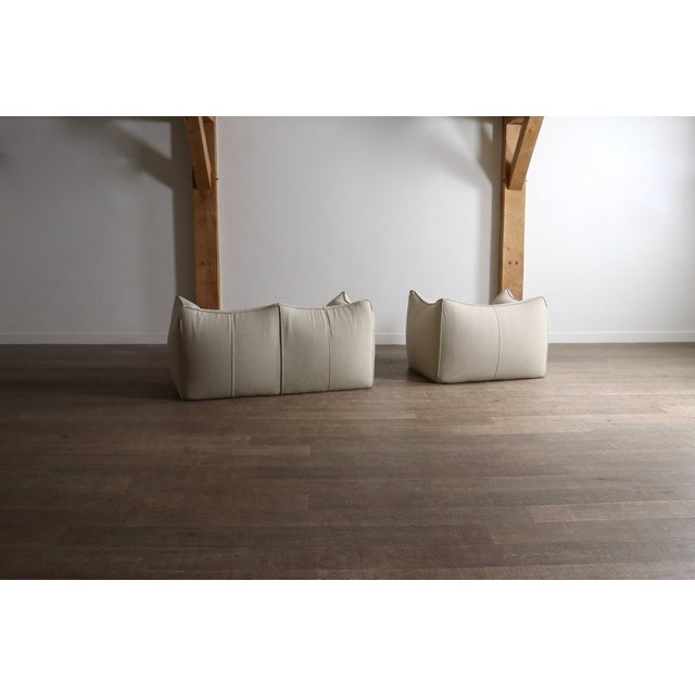 Le Bambole Sofa and Lounge Chair by Mario Bellini for B&B Italia, 1970s, Set of 2 For Sale - Image 9 of 15