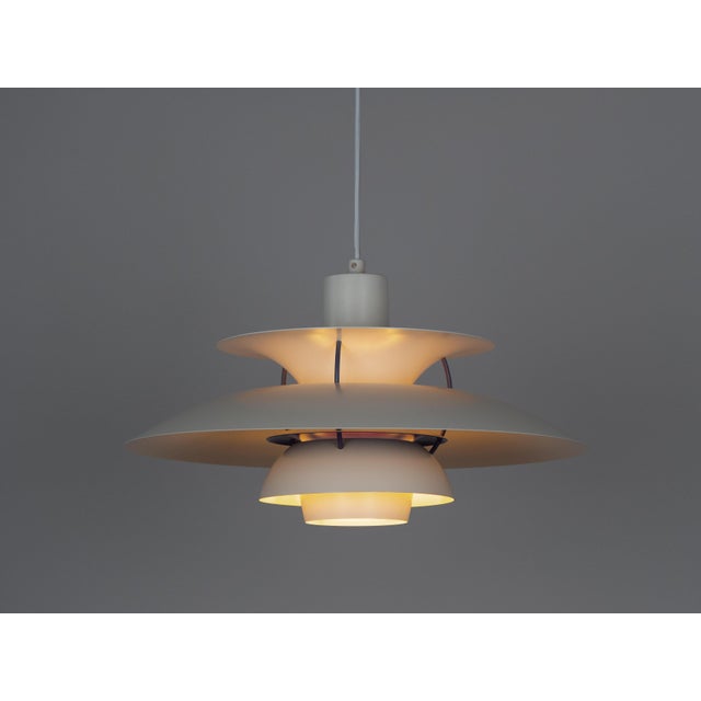 Louis Poulsen Danish PH 5 Lamp by Poul Henningsen for Louis Poulsen, 1950s For Sale - Image 4 of 12
