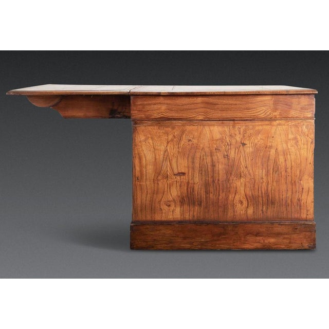 Khaki Ash Partners Desk, 1830s For Sale - Image 8 of 16