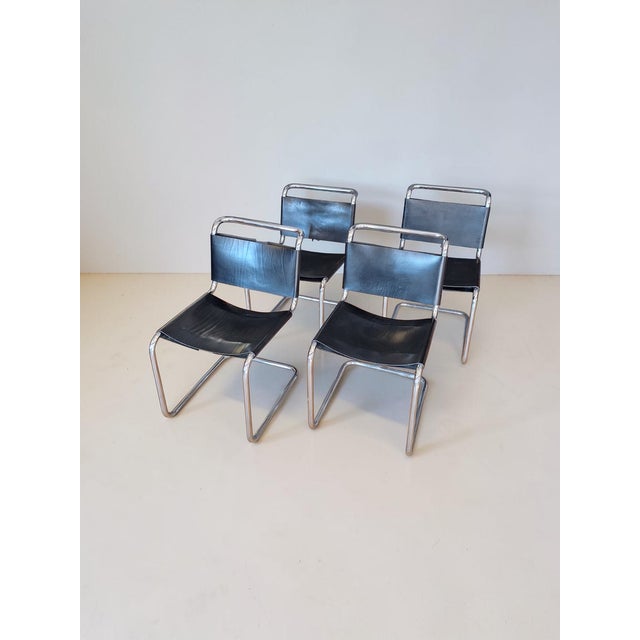1970s Spoleto Cantilever Chairs from Knoll International, 1970s, Set of 4 For Sale - Image 5 of 9