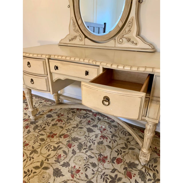 Laura Ashley for Kincaid Furniture French Provincial Style Vanity With