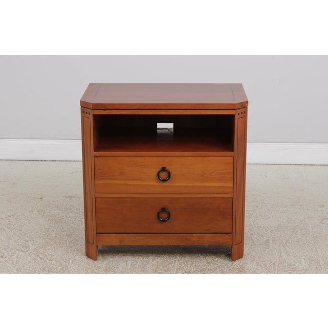 Age: C.2001 Details: Finish Number Three 21st Century Collection Model 91-2074 Cherry Dovetailed Drawer Construction High...