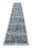 Blue 21st Century Modern Moroccan Style Wool Runner 3'2" X 14'10" For Sale In Houston - Image 6 of 7