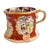 Red Scale Conversation Cider Mug with Hydra Handle from Mason's Patent Ironstone, 1820s For Sale - Image 9 of 16