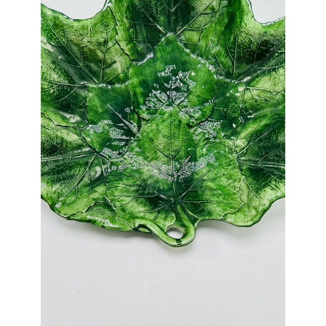 Vintage Italian Leaf Bowl,exclusive for Horchow For Sale In Charleston - Image 6 of 8
