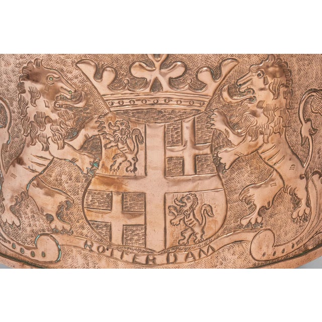 Mid 19th Century Large Dutch Round Copper Bucket For Sale - Image 5 of 10