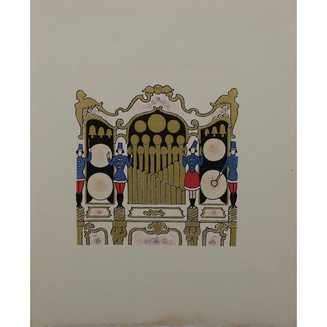 Lucien Boucher, L'orgue, Lithograph For Sale