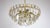 Mid-Century Modern Brass and Lead Crystal 6-Light Chandelier from Palwa, 1960s For Sale - Image 3 of 10