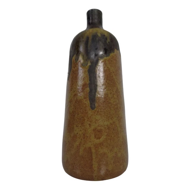 Danish Stoneware Vase, 1960s For Sale