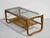 Contemporary Vintage Palm Beach 2 Strand Rattan Bamboo Coffee Table Style of Franco Albini For Sale - Image 3 of 10