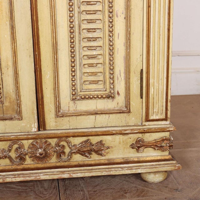 Italian 2-Door Pine Cupboard, Late 19th Century For Sale - Image 5 of 12