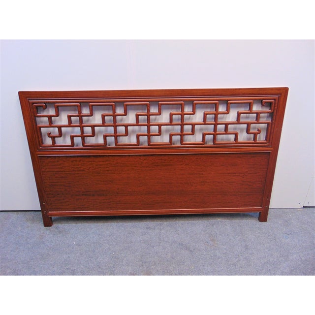 Chinese Rosewood Queen Size Headboard Chairish
