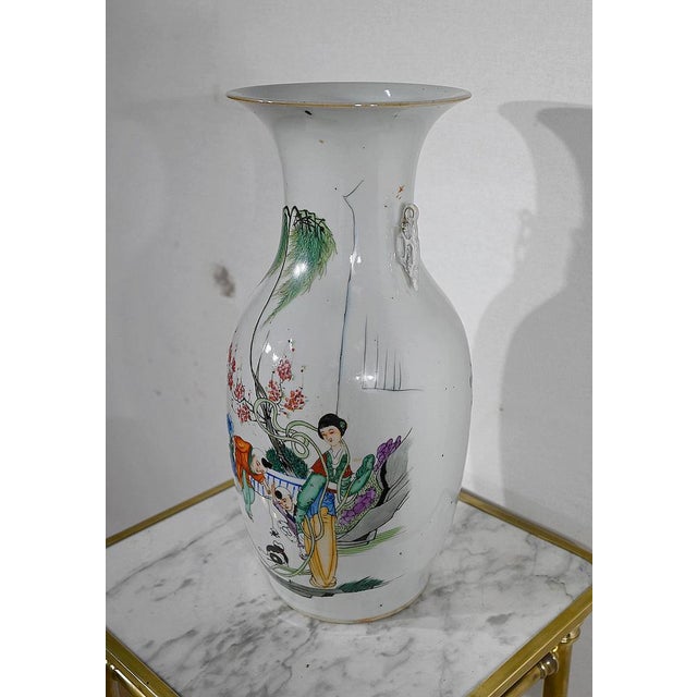 Porcelain Baluster Vase, China, Early 20th Cenuty For Sale - Image 3 of 18