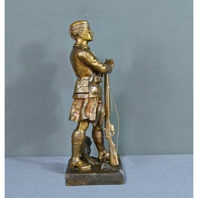Antique Figurine in Bronze by E. Carlier, 1890s For Sale - Image 10 of 18