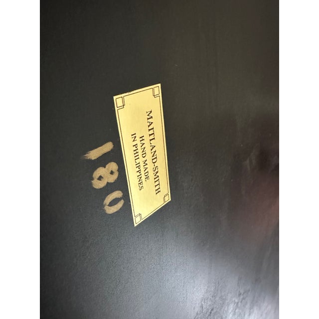 Maitland Smith Regency Style Mahogany Game Table For Sale In San Francisco - Image 6 of 6