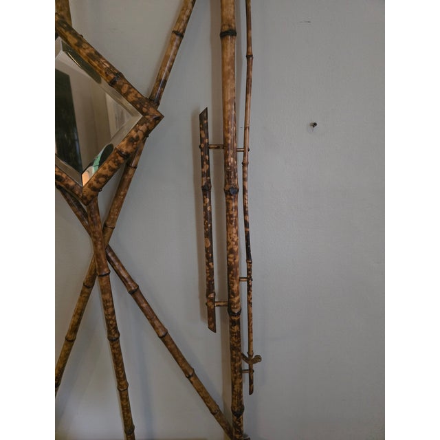 1920s Bamboo Hall Tree For Sale - Image 4 of 8