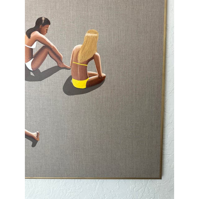 Scattered - Acrylic and Oil on Canvas by Wencke Uhl For Sale - Image 11 of 17