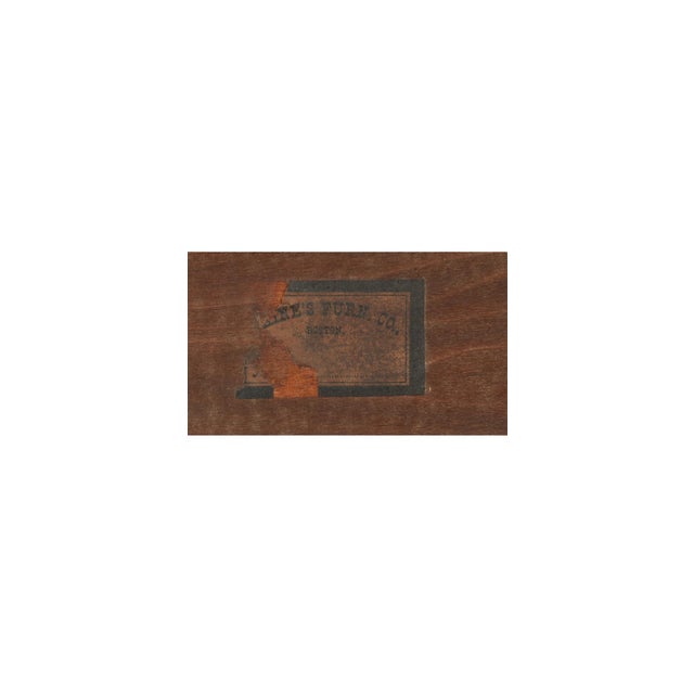 Brown Late 19th Century Paine Furniture Co. Faux Bamboo Birdseye Maple Wellington Chest For Sale - Image 8 of 16