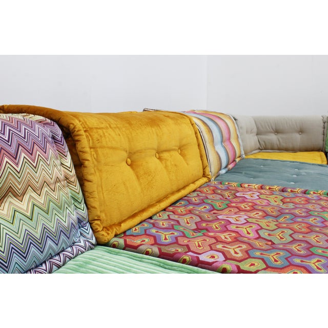 Missoni Mah Jong Sofa by Hans Hopfer for Roche Bobois, 2000s, Set of 15 For Sale - Image 4 of 15