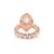 Metal 18k Rose Gold Igi 8.85ctw Marquee Lab Grown Diamond Eternity Engagement Ring, Size 6 For Sale - Image 7 of 8