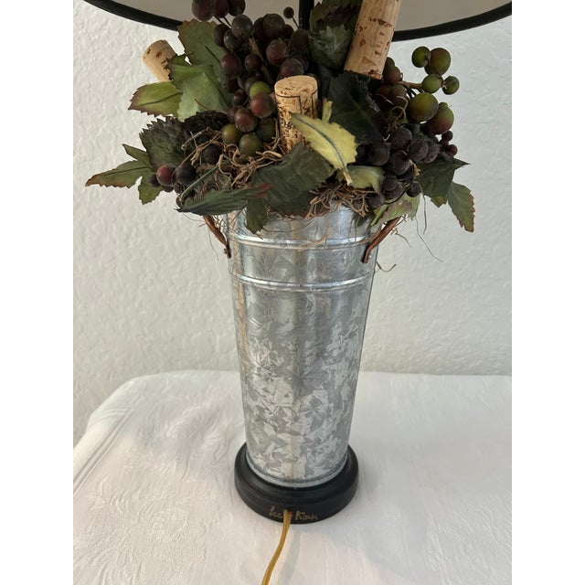 Vintage Artisanal Vineyard Table Lamp For Sale In West Palm - Image 6 of 7