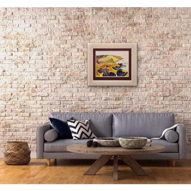 Rosemary Ziar, The North Coast of Cornwall, West Penwith, 1970s, Watercolour, Framed For Sale - Image 15 of 18