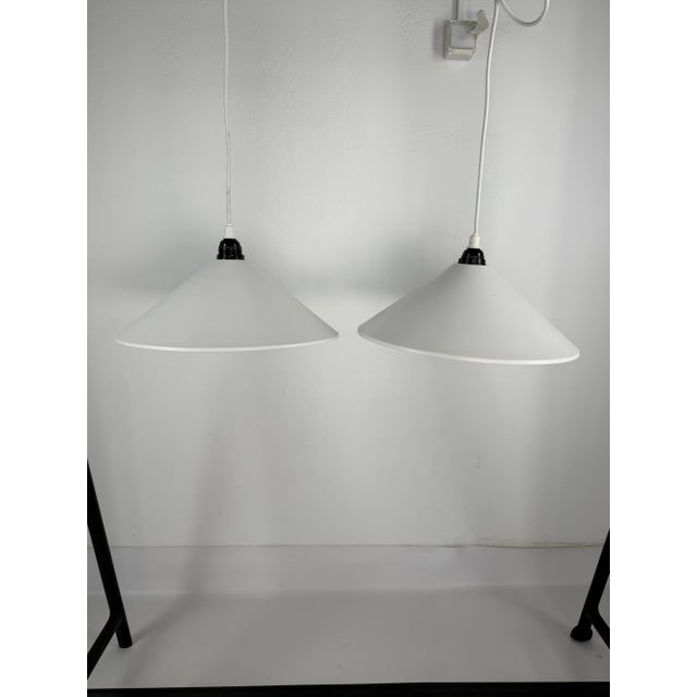 Mid-Century Modern Modern Danish Pendant Lamps, 1970s, Set of 2 For Sale - Image 3 of 9