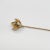 Metal Vintage Late Victorian 10 Karat Gold & Seed Pearl Stick Pin For Sale - Image 7 of 9