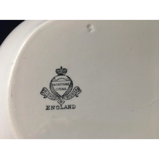 Antique Bishop & Stonier Ironstone Tea Leaf Platter For Sale - Image 4 of 5