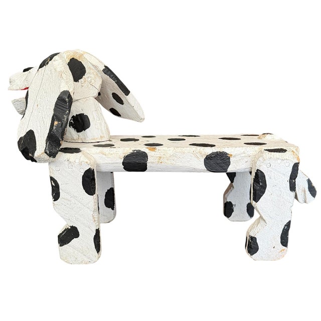 Vintage American Folk Art Dalmatian For Sale In Chicago - Image 6 of 13