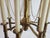 1970s Mid Century Modern Chapman Brass 8-Light Candlestick Chandelier For Sale - Image 9 of 12