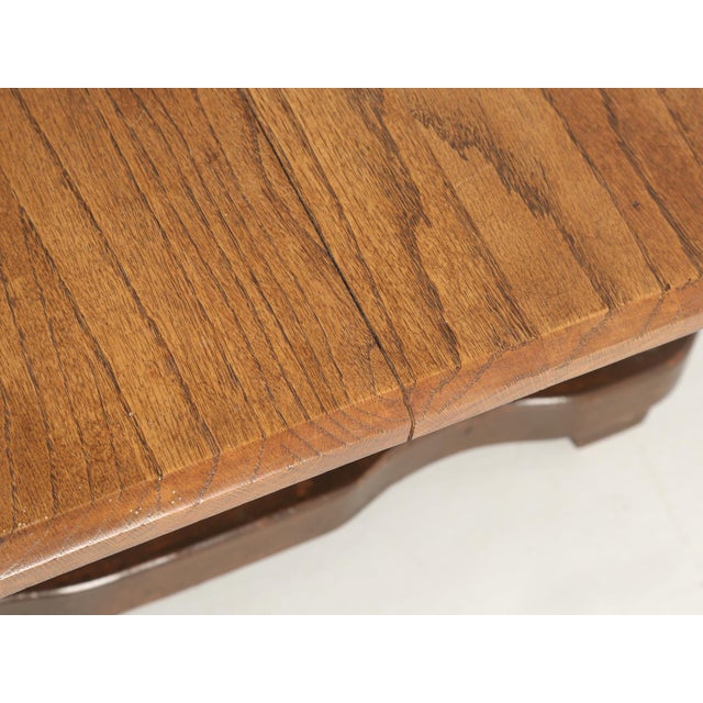 1950s American Western Ranch Oak Table Chairish