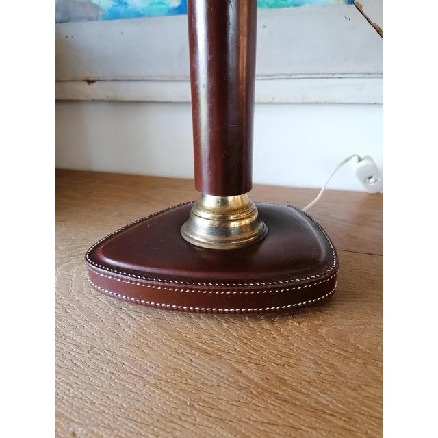 Metal Table Lamp by Jacques Adnet, 1950s For Sale - Image 7 of 10