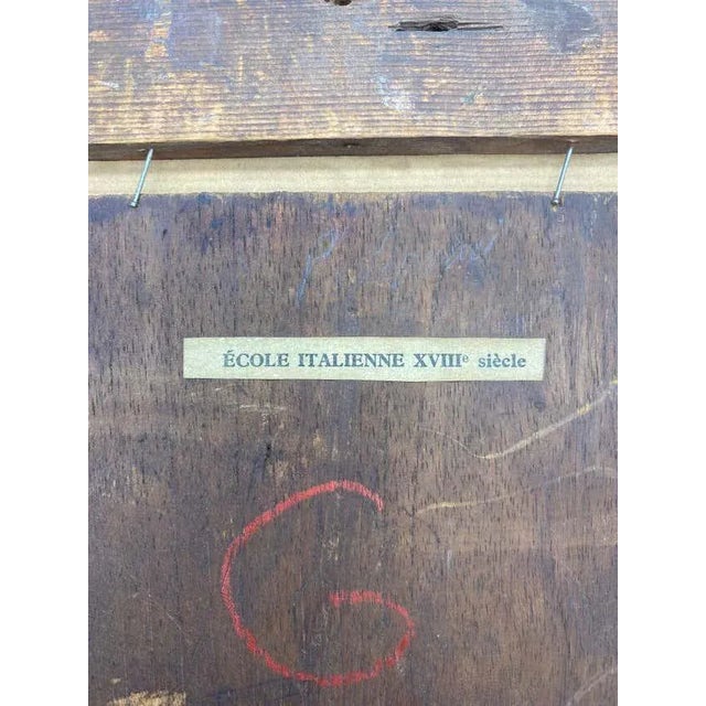 Italian School Artist, Faun and Nymph, 1700s, Oil on Panel For Sale - Image 5 of 10