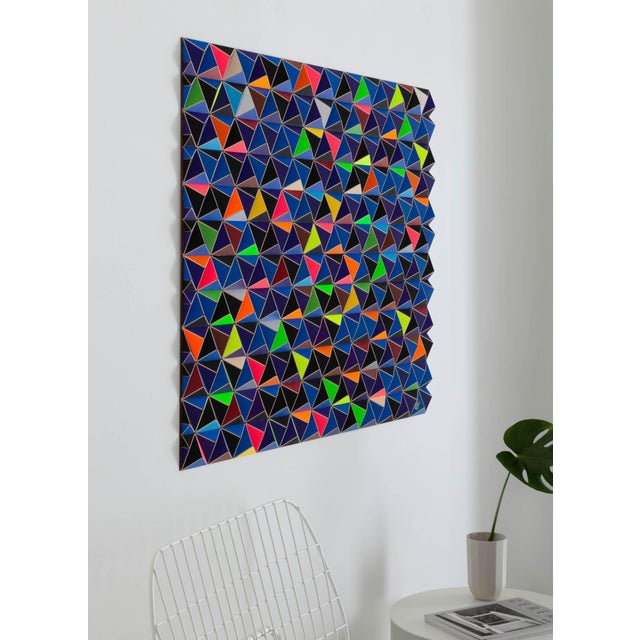 Contemporary Sebastian Welzel, DIS-1 Topographie, Laminated Cardboard, Limited Edition 18 of 20 For Sale - Image 3 of 7