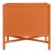 Verona Two-Drawer Nightstand in Citrus Orange For Sale - Image 4 of 6