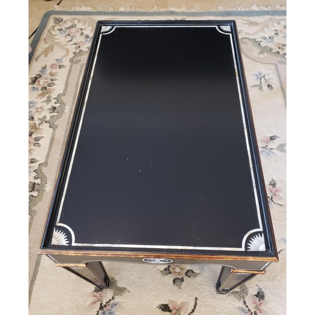 Ej Victor Tray Table - Hardwood Solids With Mother of Pearl Inlay and Gold Accents W/Original Documentation For Sale - Image 17 of 18