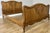 Vintage French Louis XVI Double Bed Frame in Carved Oak For Sale - Image 3 of 15