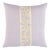 Schumacher Ashoka 22" Pillow In Lilac & Cream For Sale