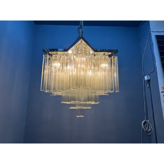 Large Murano Glass Tronchi Star Flush Mount, 1980s For Sale - Image 12 of 17