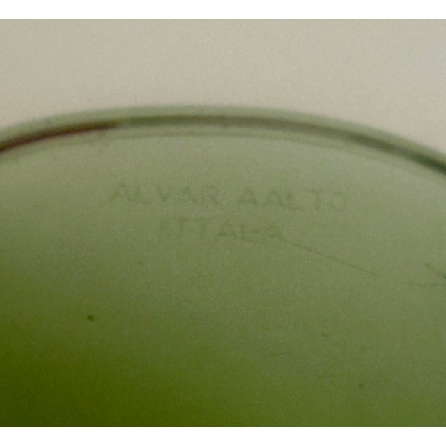 Alvar Aalto for Iittala Savoy Green Glass Vase, Large For Sale - Image 12 of 12
