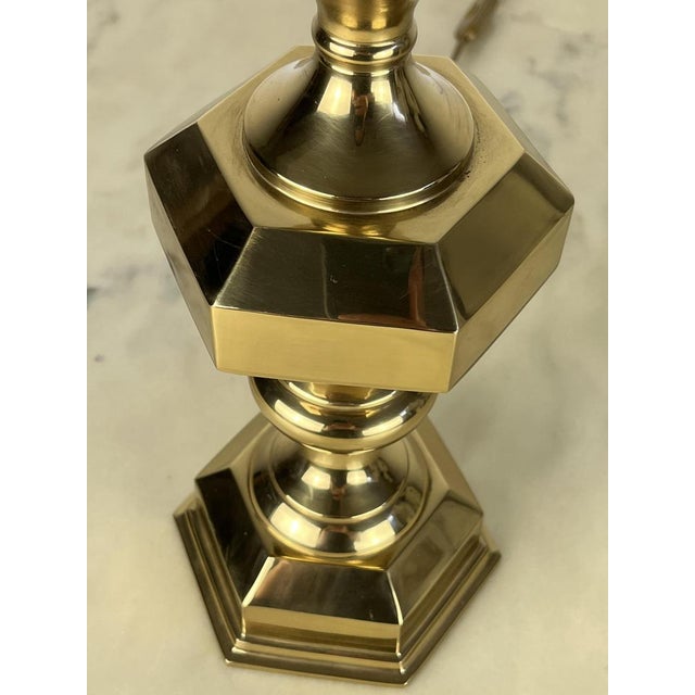 Vintage Italian Brass Table Lamps, 1980s, Set of 3 For Sale - Image 12 of 18