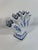 Delft Vintage Blue and White Ceramic Five Finger Tulip Vase, Tulipiere For Sale - Image 4 of 14