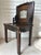 19th Century Chinoiserie Carved Hardwood Chair With Stone Panel For Sale - Image 11 of 12