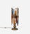 Floor Lamp in Wrought Iron and Hammered Glass from Longobard, 1970s For Sale - Image 13 of 15